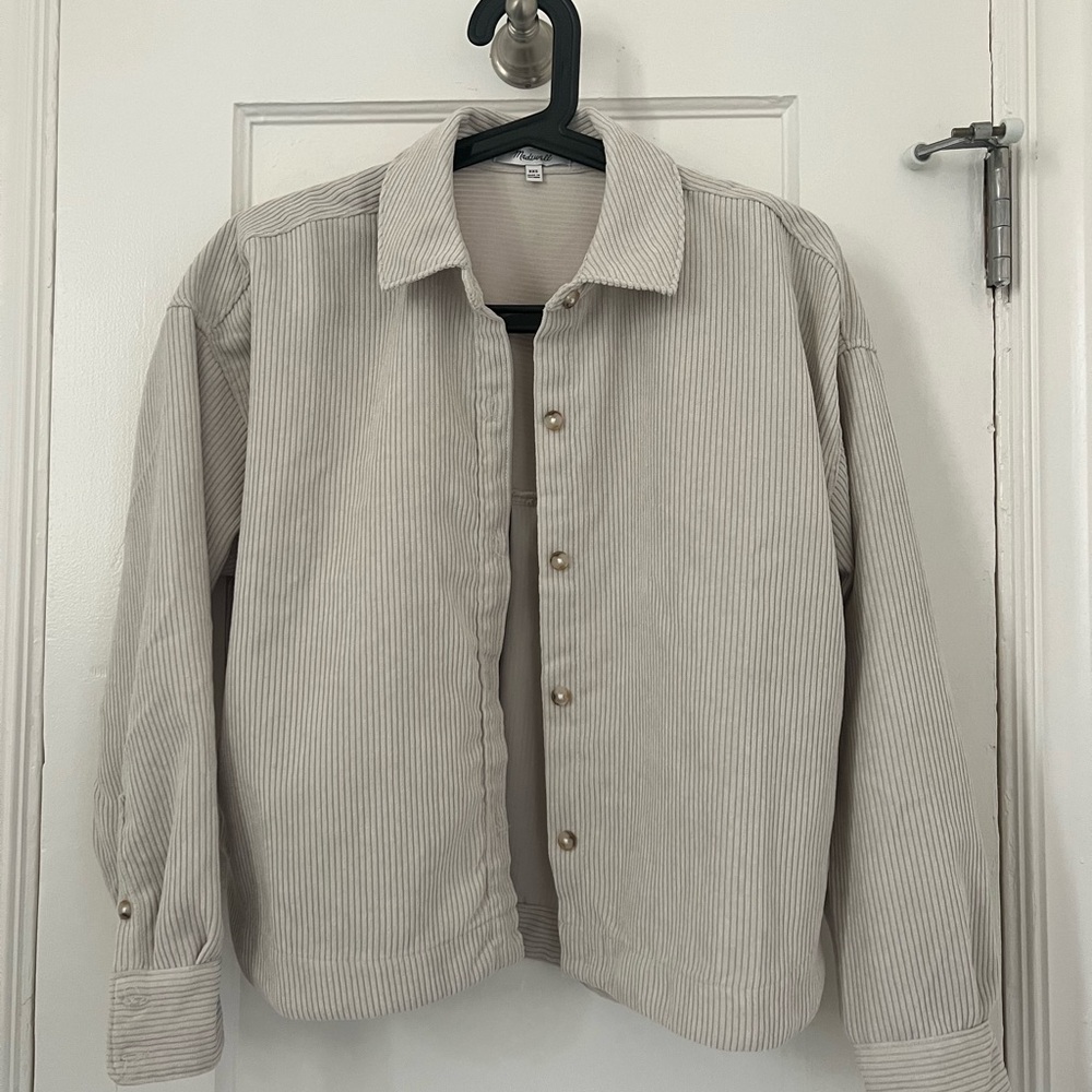 Madewell Corduroy Crop Shirt